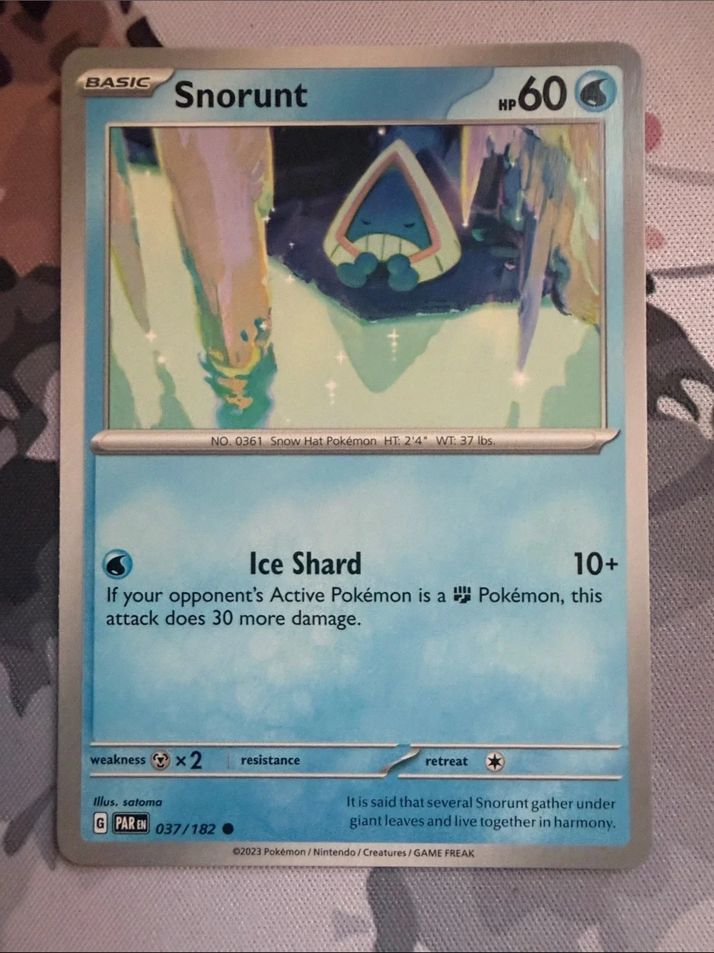 Snorunt & Glalie Evolution Collection Lot | 5 Pokémon Cards | ✨5/$25✨